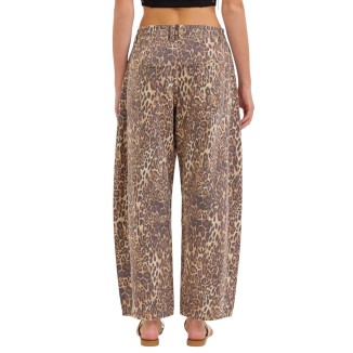 JEANS BALLOON LEOPARDO