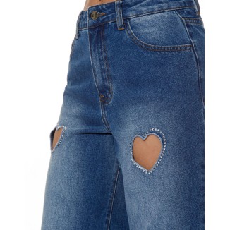 JEANS DENIM CORAZONES