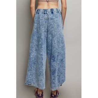 JEANS DENIM AZUL LINEAS