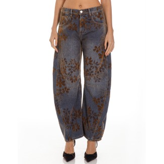 JEANS CAFE FLORES DENIM