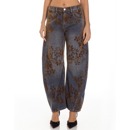 JEANS CAFE FLORES DENIM