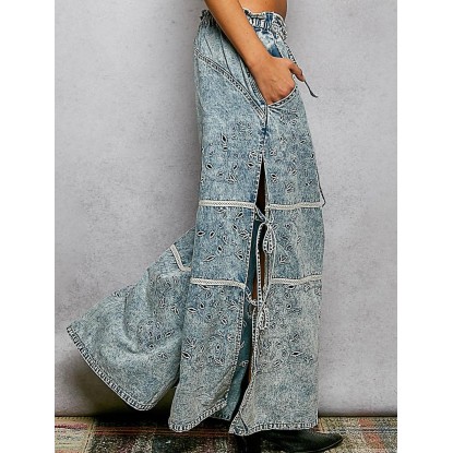 JEANS DENIM ESCOTE LATERAL