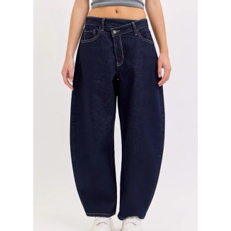 JEANS DECONST DARK BALLOON