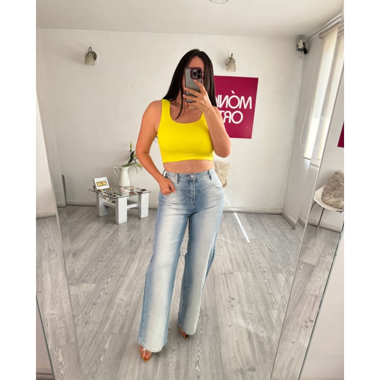 JEANS CLAROS DESLAVADO DENIM