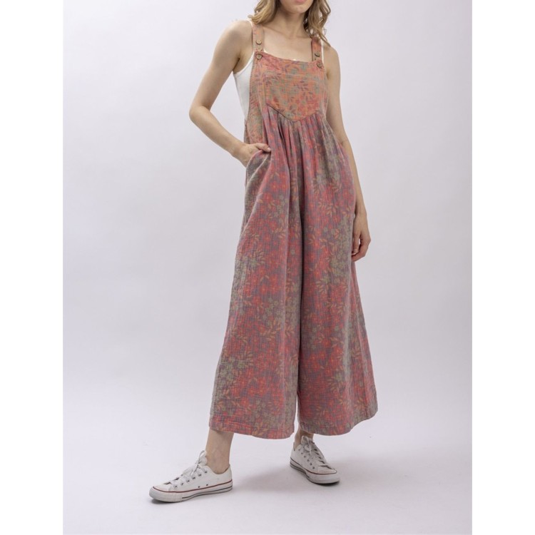 JUMPSUIT FLORES CORAL