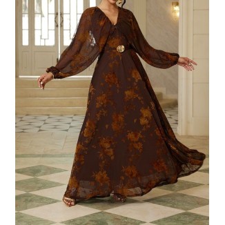 MAXIDRESS CAFE FLORES OTOÑO