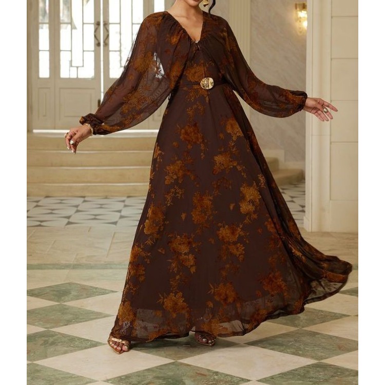 MAXIDRESS CAFE FLORES OTOÑO