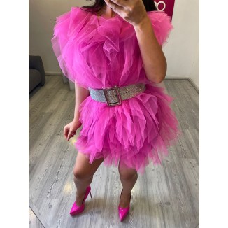 MINIDRESS RUFFLES TULL