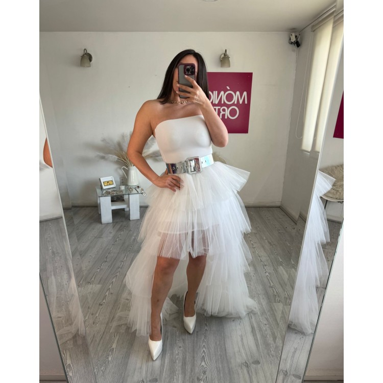 STRAPLESS BÁSICO BLANCO (SIN TULL)