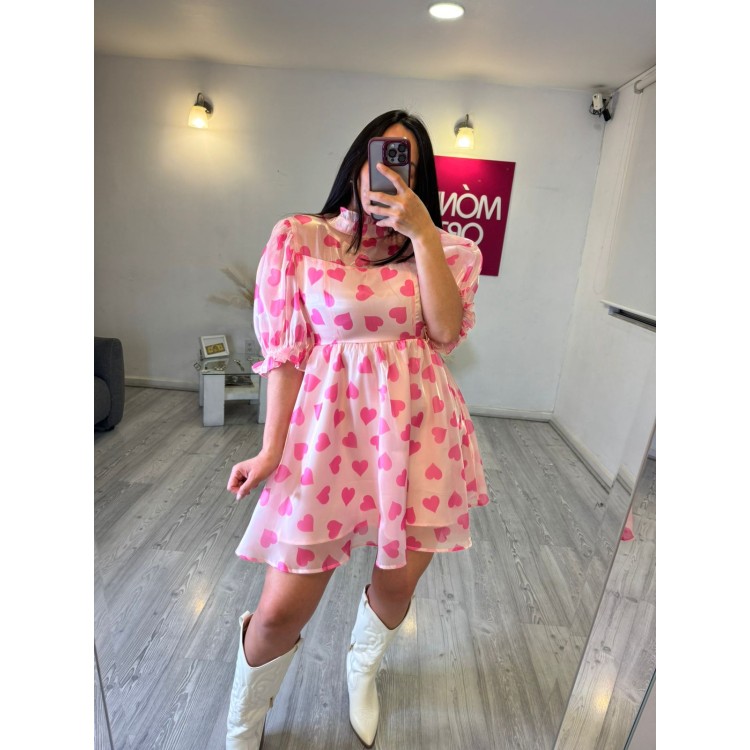 MINIDRESS CORTE A CORAZONES