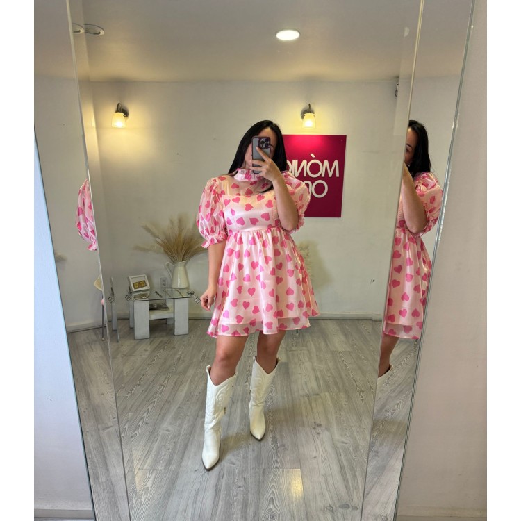 MINIDRESS CORTE A CORAZONES