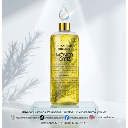 1LT SHAMPOO ORGANIC GOLD