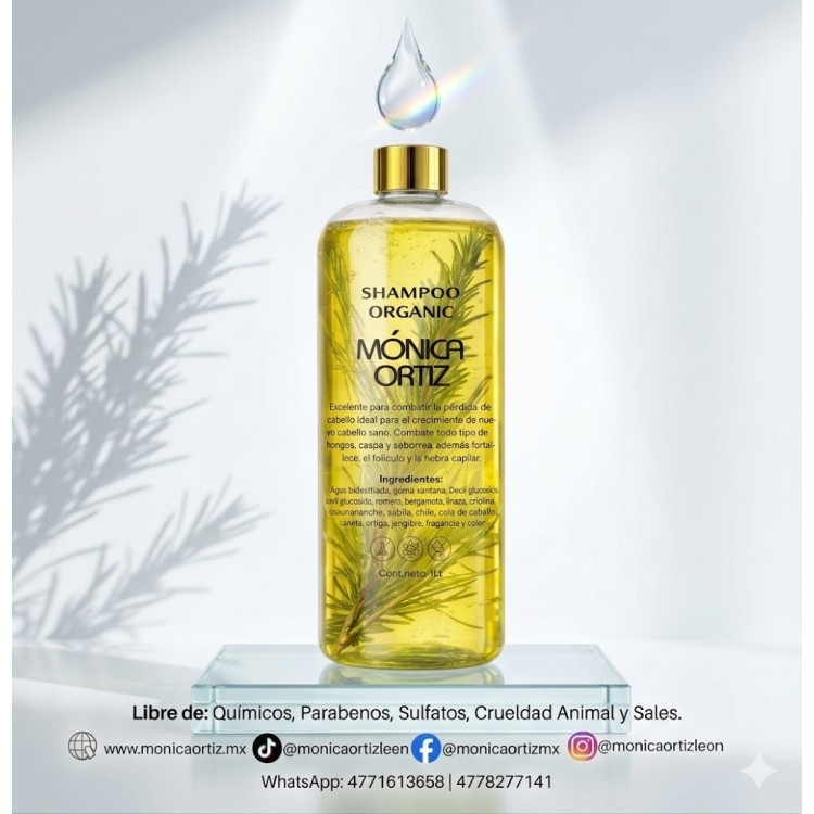 1LT SHAMPOO ORGANIC GOLD