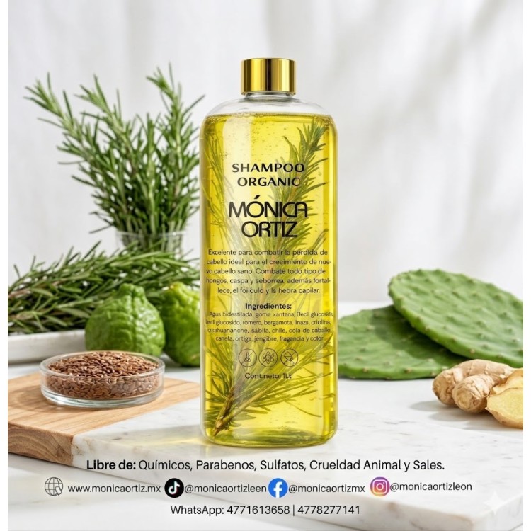 1LT SHAMPOO ORGANIC GOLD