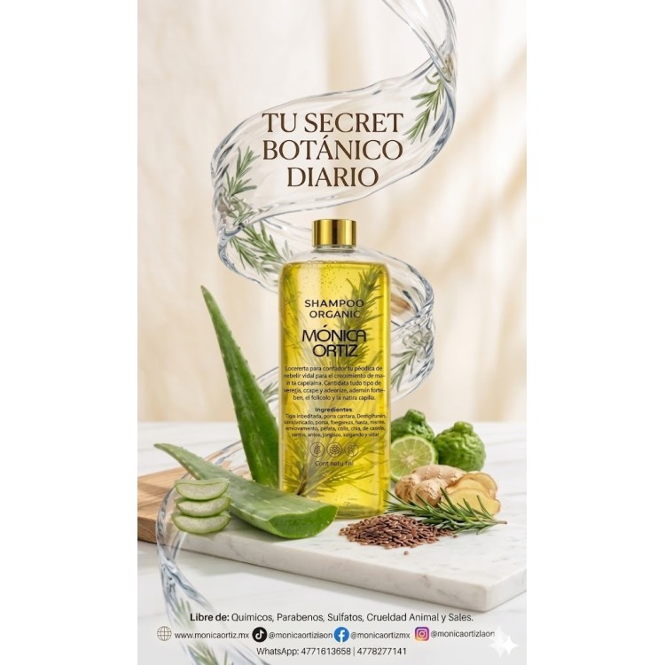 1LT SHAMPOO ORGANIC GOLD