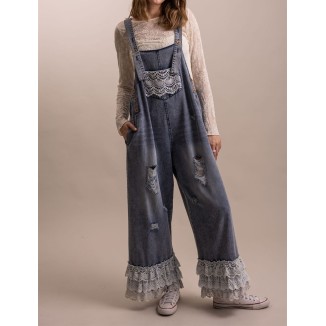 OVEOL DENIM ENCAJE
