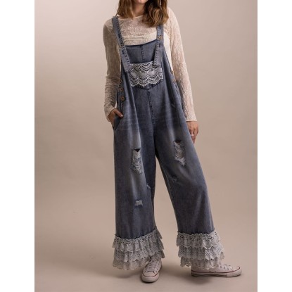 OVEOL DENIM ENCAJE
