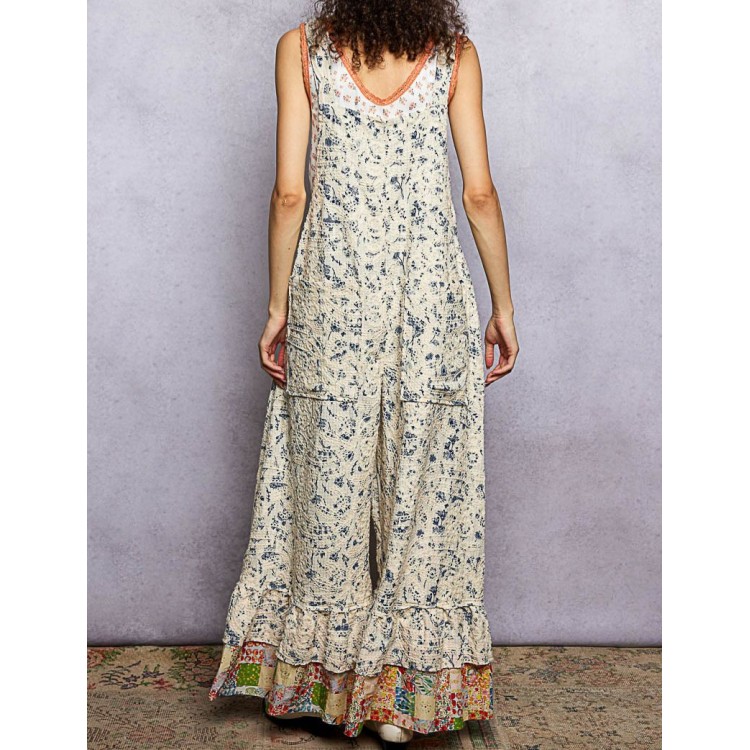 OVEROL FLORAL OLAN FLORES