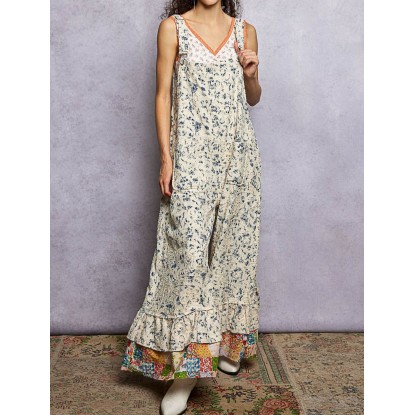 OVEROL FLORAL OLAN FLORES