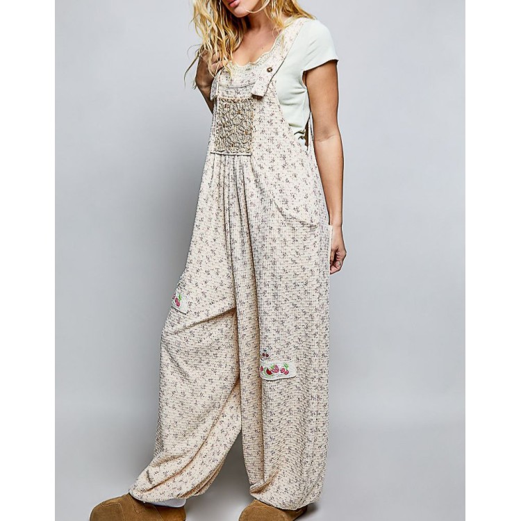 OVEROL BEIGE FLORAL
