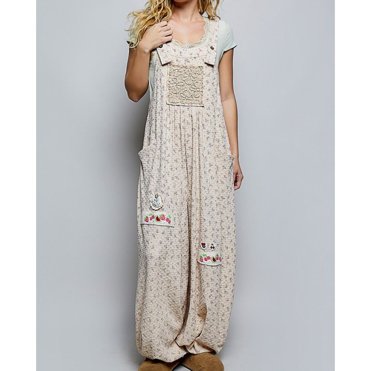 OVEROL BEIGE FLORAL