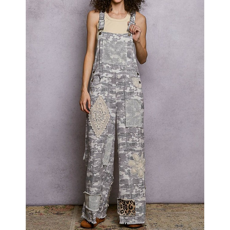 OVEROL CAMUFLAJE ALMENDRA