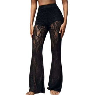 PANTALON ENCAJE NEGRO