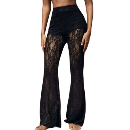 PANTALON ENCAJE NEGRO