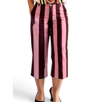 PANTALON ROSA RAYAS