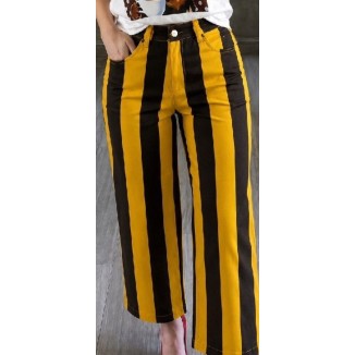 PANTALON AMARILLO RAYAS