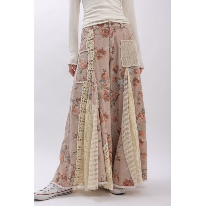 PANTALON PIERNA ENCAJE PINK