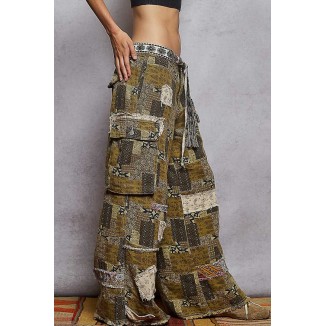 PANTALON OLIVO STAMPING