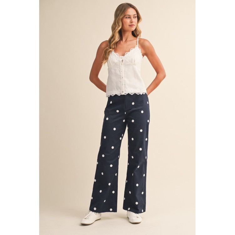 PANTALON NEGRO POLKA