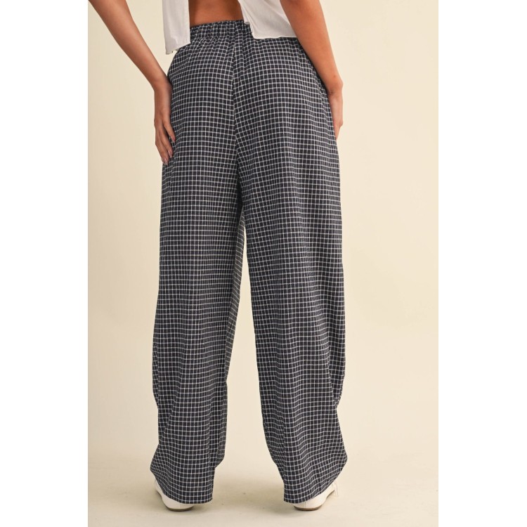 PANTALON NAVY TARTAN