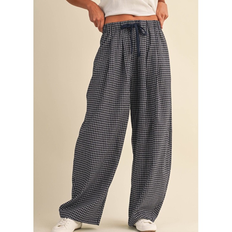 PANTALON NAVY TARTAN