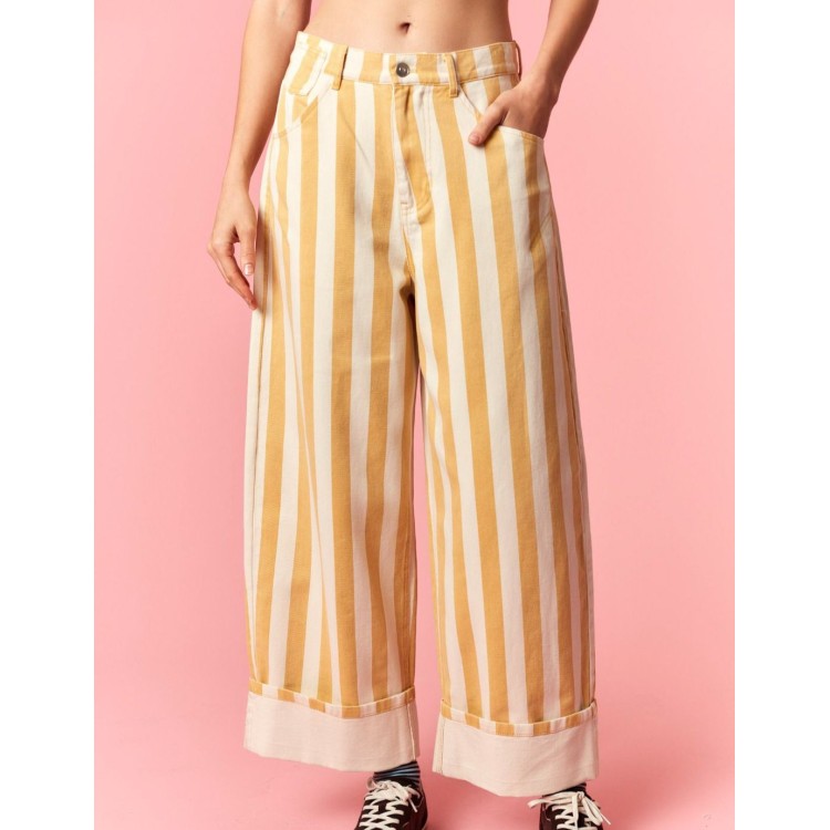 PANTALON RAYAS AMARILLO