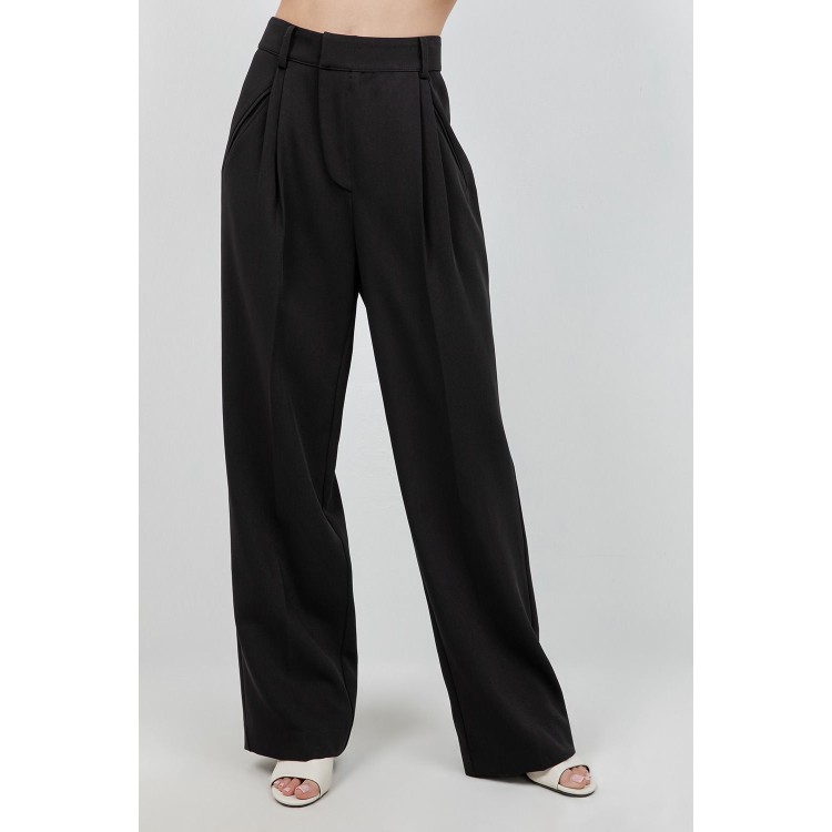 PANTALON NEGRO PINZAS