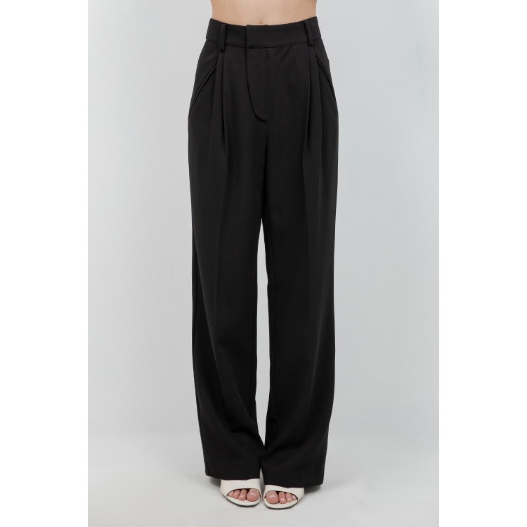 PANTALON NEGRO PINZAS
