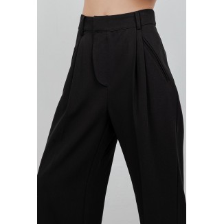 PANTALON NEGRO PINZAS