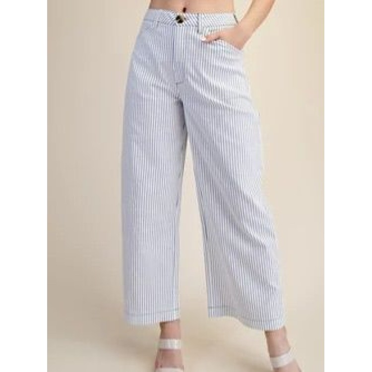 PANTALON BLANCO RAYADO