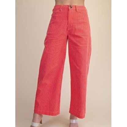 PANTALON ROJO RAYADO