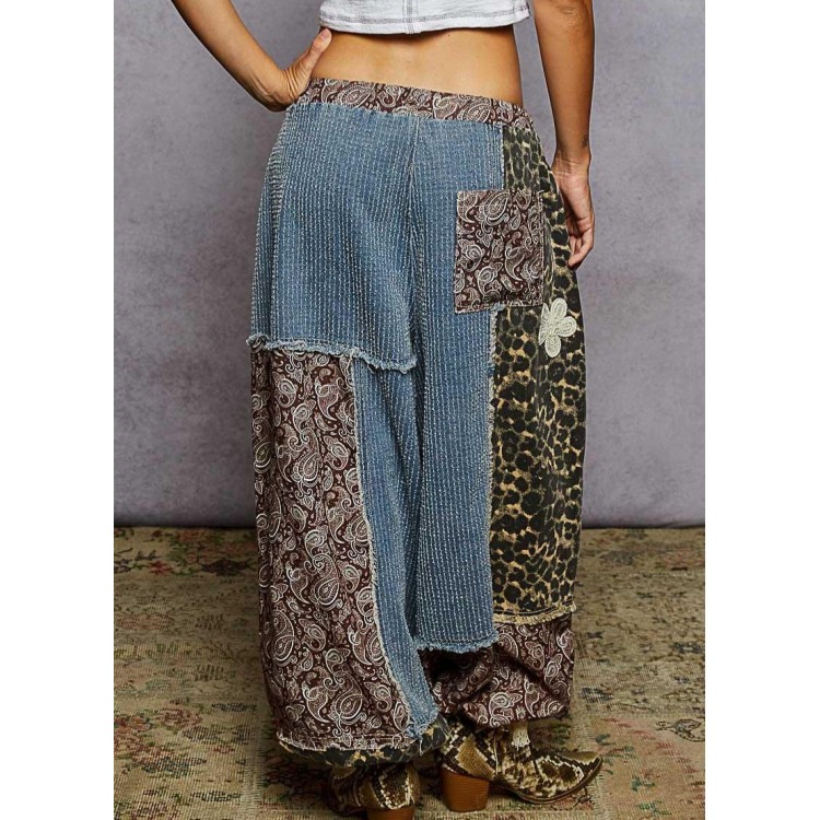 PANTALON ALADIN LEOPARD MULTI