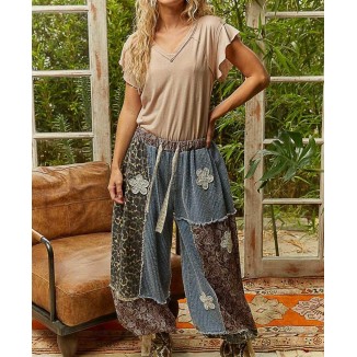 PANTALON ALADIN LEOPARD MULTI