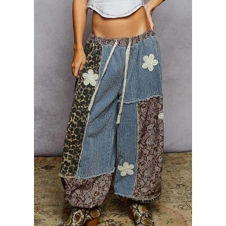 PANTALON ALADIN LEOPARD MULTI