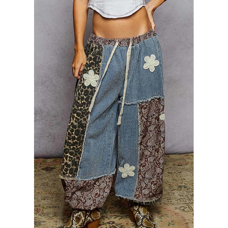 PANTALON ALADIN LEOPARD MULTI