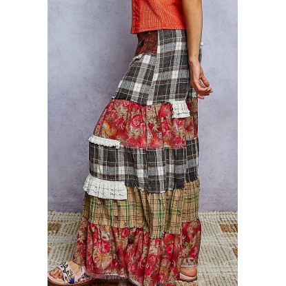 PANTALON CUADROS ROJO VARIOS