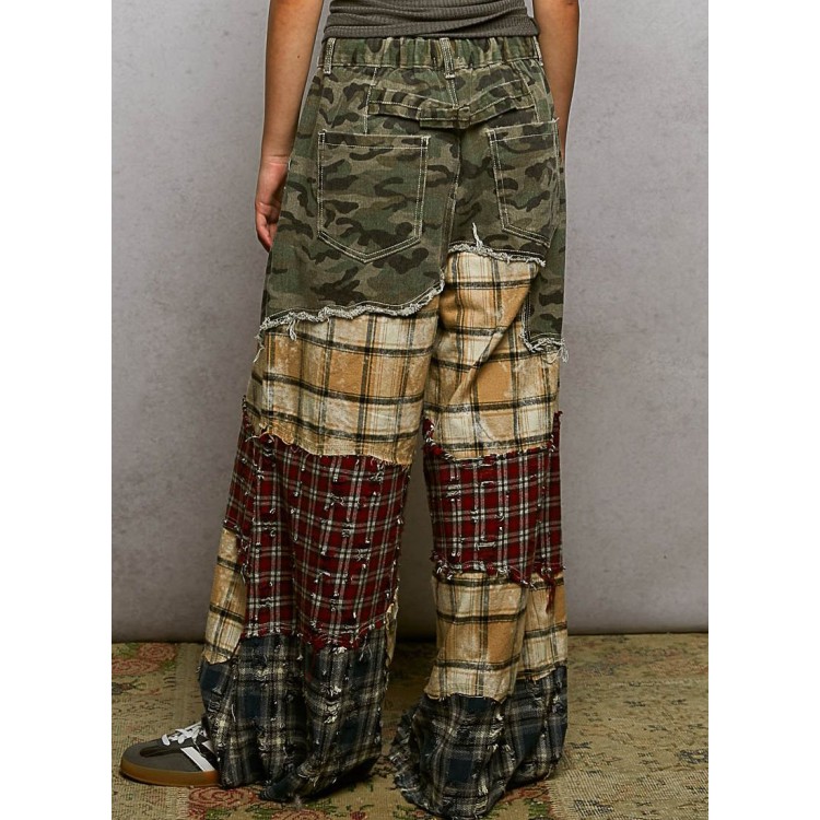 PANTALON CAMUFLAJE PARCHES
