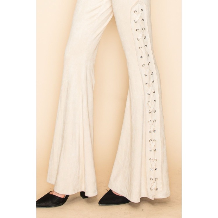 PANTALON CAMPANA ESTOPEROL BEIGE