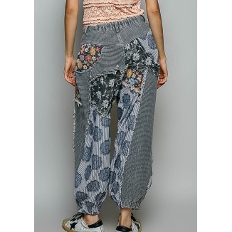PANTALON JOGGER STAMPING DENIM
