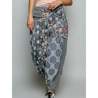 PANTALON JOGGER STAMPING DENIM